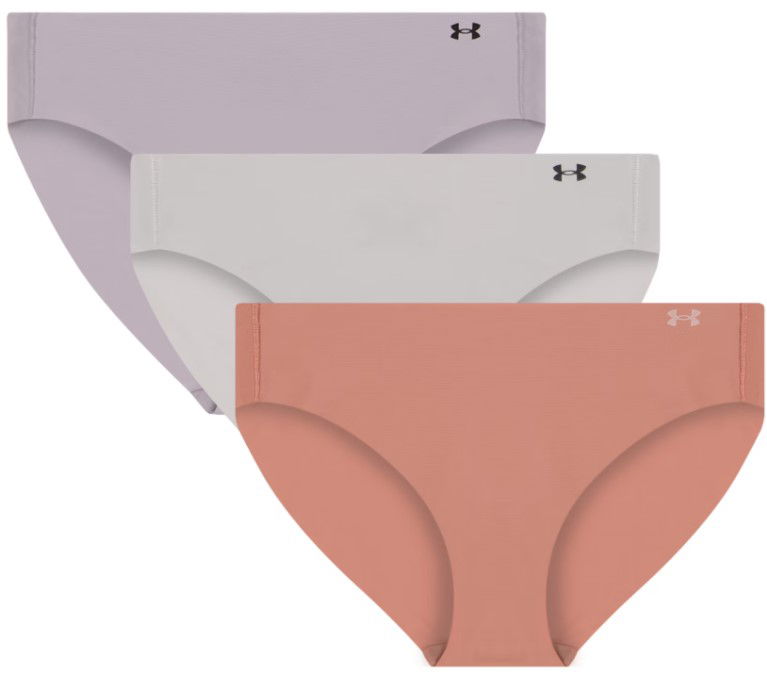 Pikkuhousut Under Armour Pure Stretch No Show Bikini Underwear - 3 Pack Monivärinen | 1383897-696