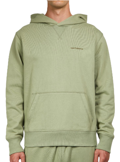Huppari New Balance Athletics Nature State Hoodie Vihreä | MT23565_OLF