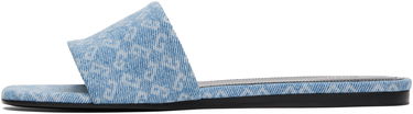 Asusteet Givenchy Givenchy 4G Denim Slides Sininen | BE306FE2BN420, 2