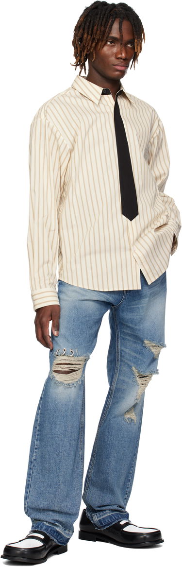 Jeans We11done We11done Distressed Jeans Sininen | WD-DP0-25-333-M-BL, 3