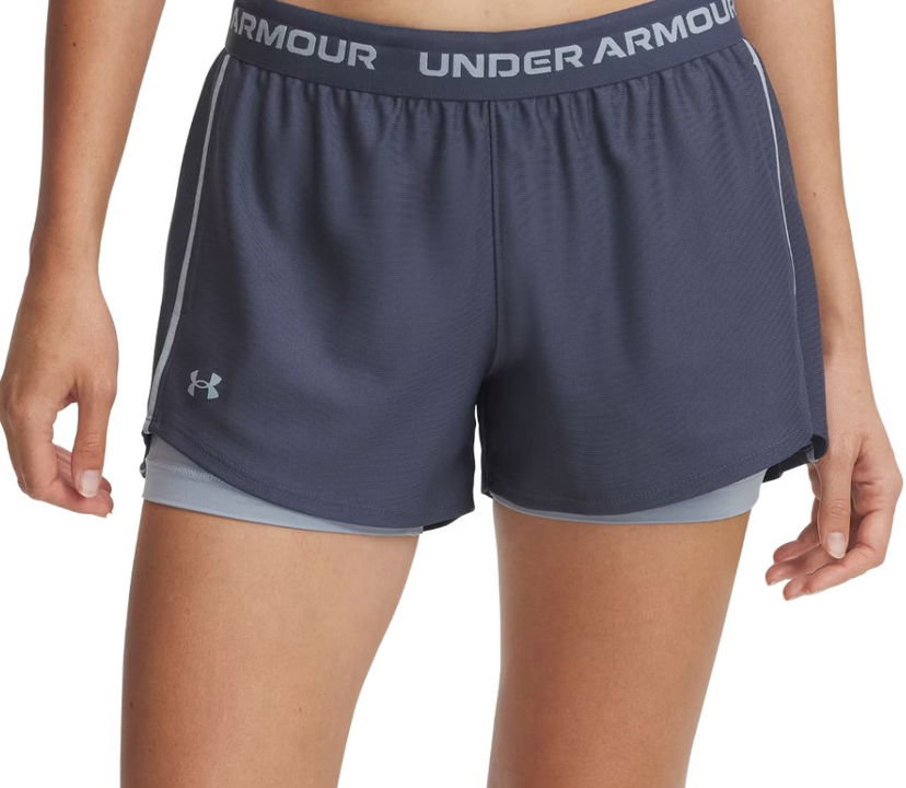 Shortsit Under Armour Under Armour Tech Play Up 2-in-1 Shorts Tummansininen | 1389895-044