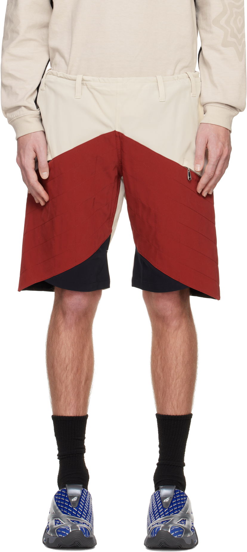 Shortsit Asics Liatrisory Colorblock Shorts Punainen | 2203A293-020