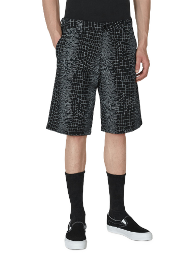 Shortsit Fucking Awesome Crocodile Shorts Musta | PN5490 001