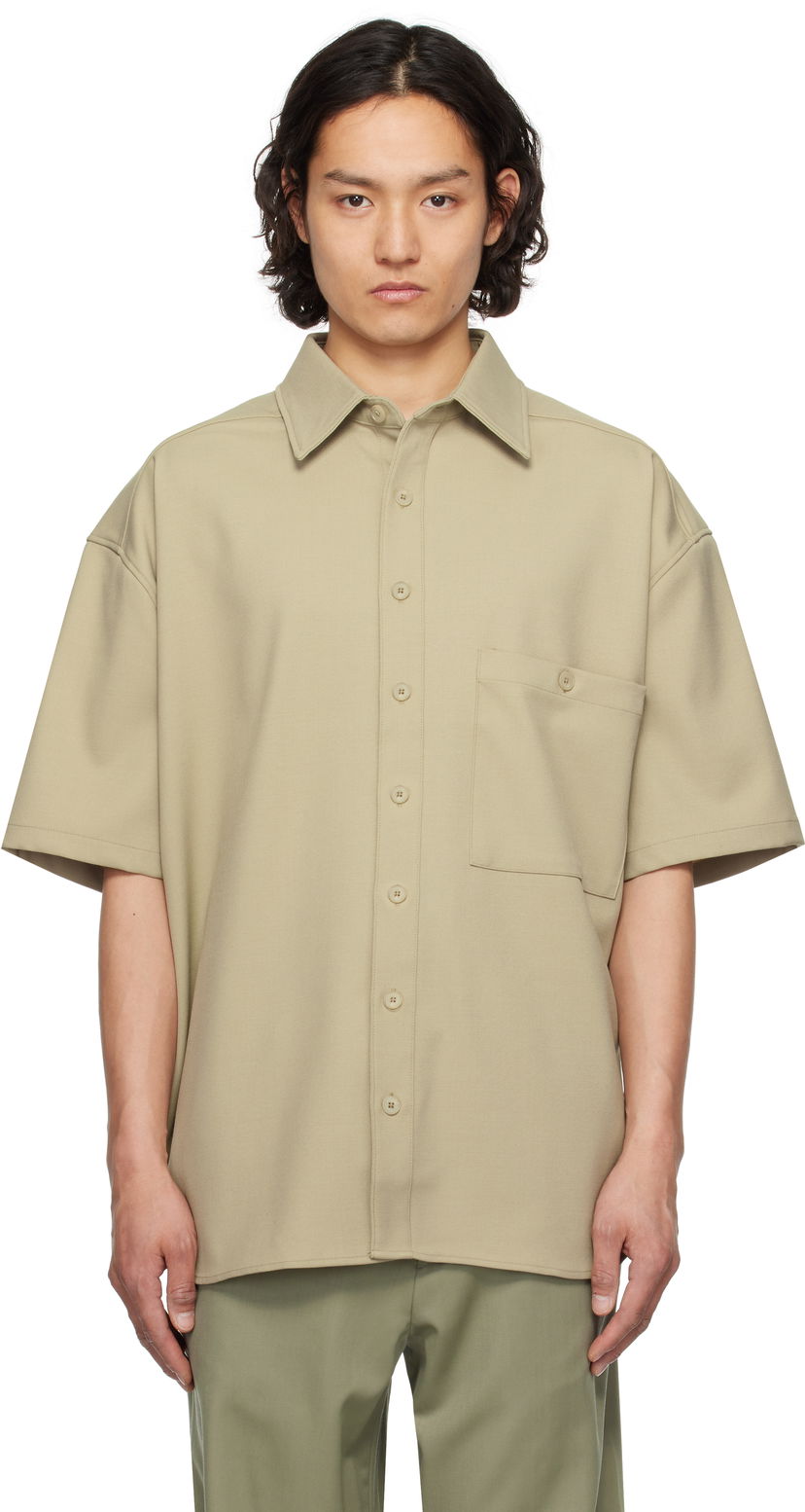 Paita Entire Studios Entire Studios Duper Short Sleeve Shirt Vihreä | ESU-S25-2006-SA