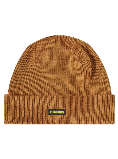 Pipo Pleasures Impact Logo Beanie Ruskea | P22F063-TAN