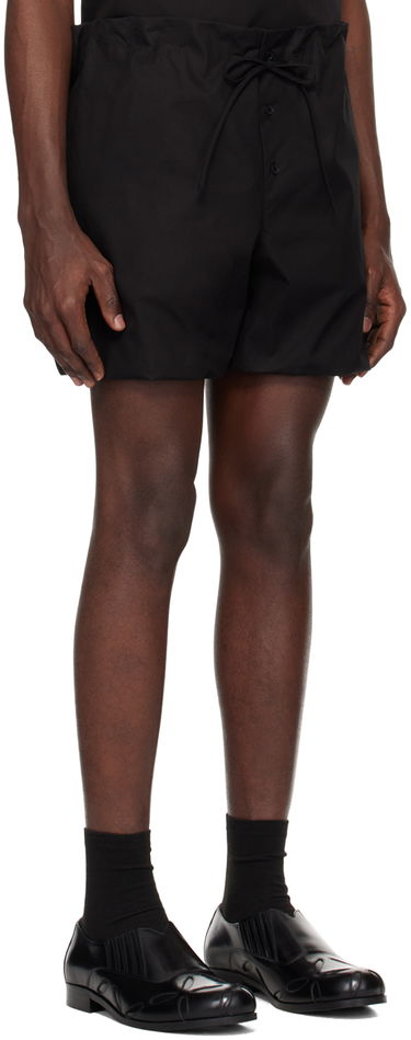 Shortsit We11done We11done Puff Shorts Musta | WD-PT1-24-201-M-BK, 1