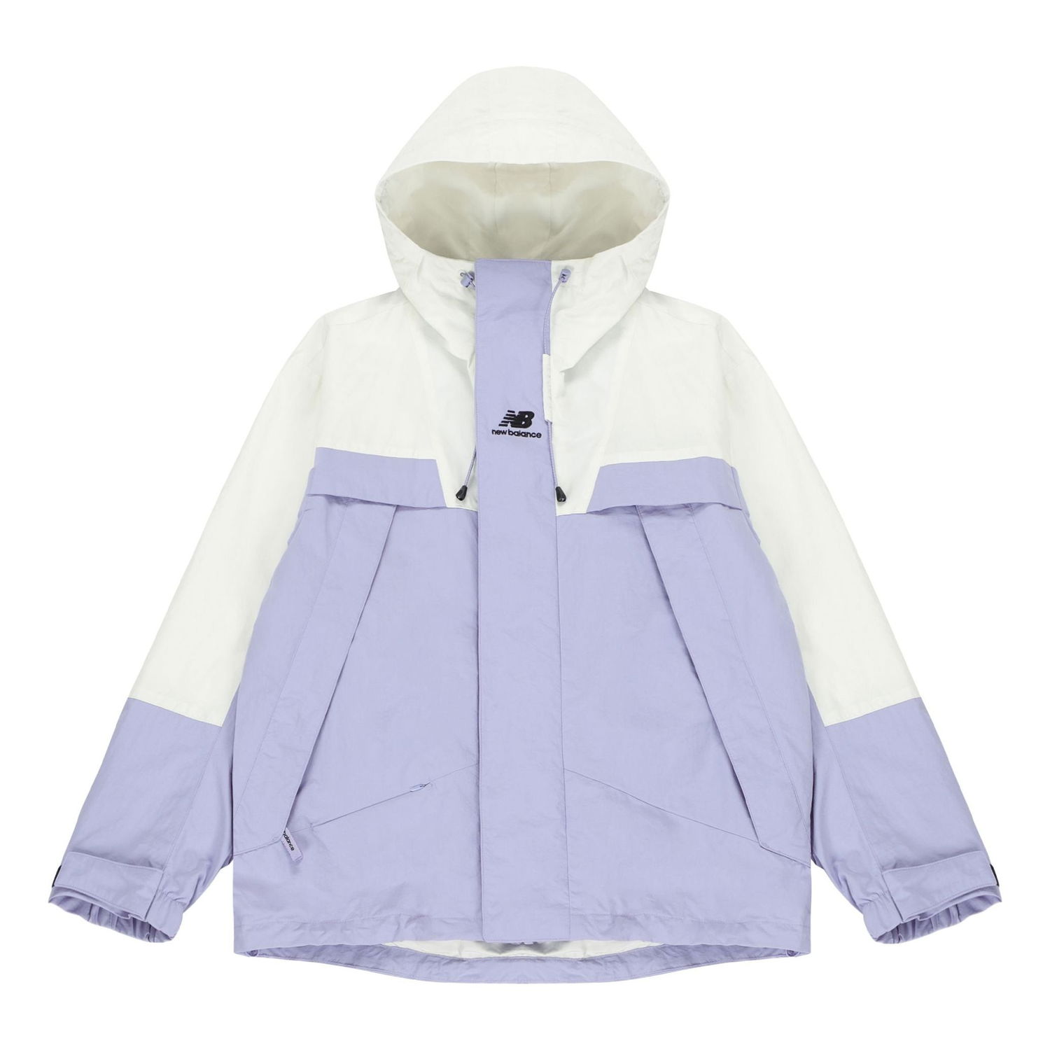 Tuulitakki New Balance Colorblock Hooded Jacket Violetti | 5AC14103-DV, 0