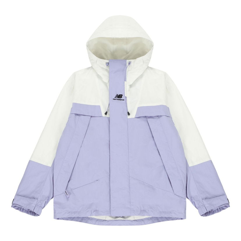 Tuulitakki New Balance Colorblock Hooded Jacket Violetti | 5AC14103-DV