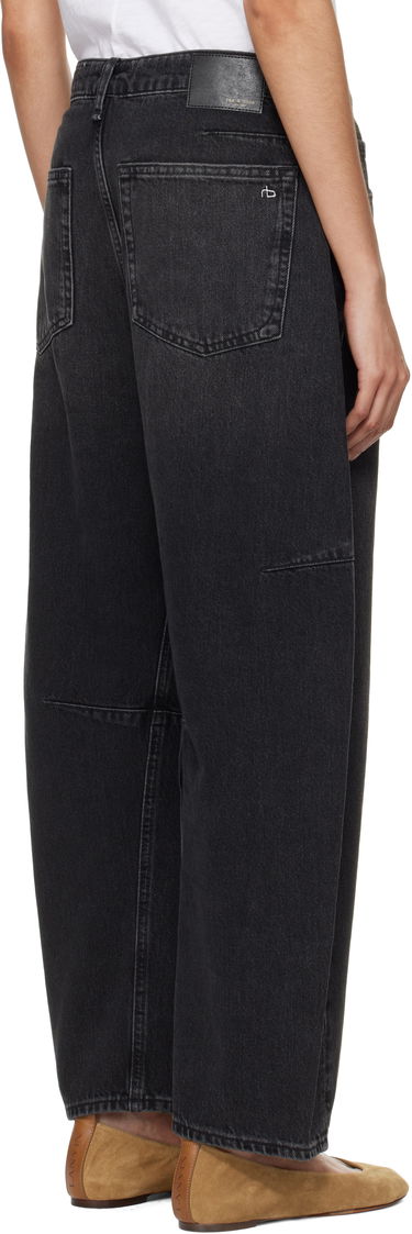 Jeans rag & bone rag & bone 'The Charlie' High-Rise Barrel Jeans Musta | WDD24F2994ACBS, 2