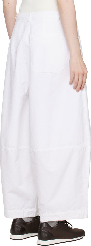 Housut YMC YMC Deadbeat Wide-Leg Trousers Valkoinen | Q4YAA, 2