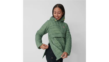 Puffer takki FJÄLLRÄVEN Pack Down Anorak Insulated Jacket Vihreä | F86376-614, 3