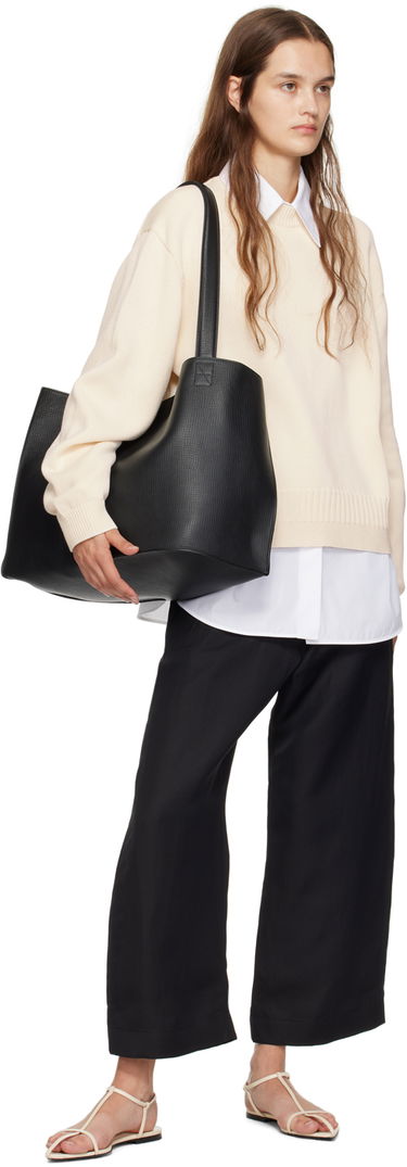 Käsilaukku Studio Nicholson Studio Nicholson Doublet Leather Tote Bag Musta | DOUBLET SN - 741, 3
