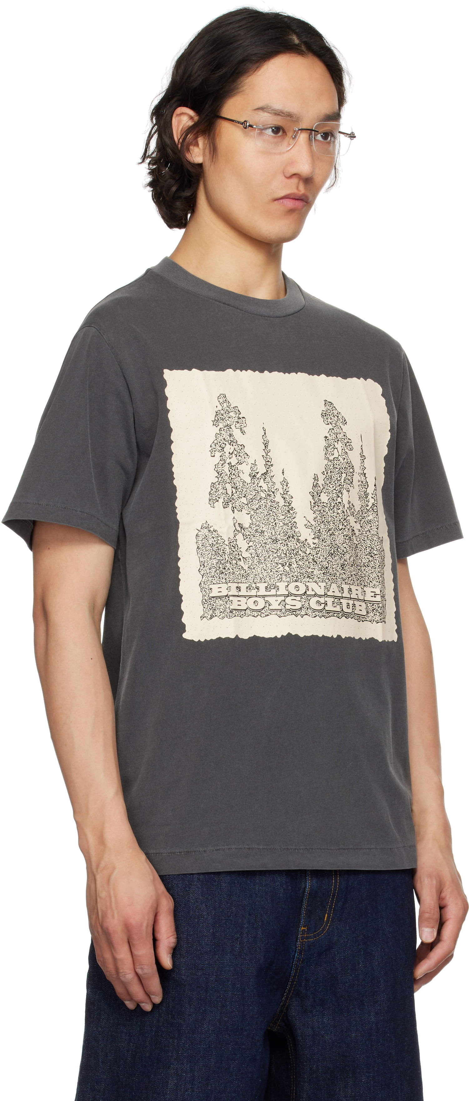 T-paita BILLIONAIRE BOYS CLUB Billionaire Boys Club Wilderness Graphic T-Shirt Harmaa | B25159, 1
