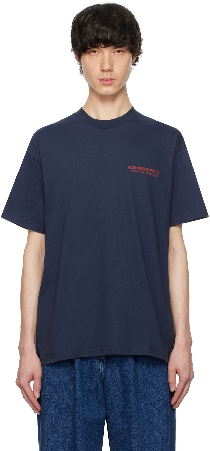 T-paita Carhartt WIP Carhartt WIP Runaway T-Shirt Tummansininen | I034409
