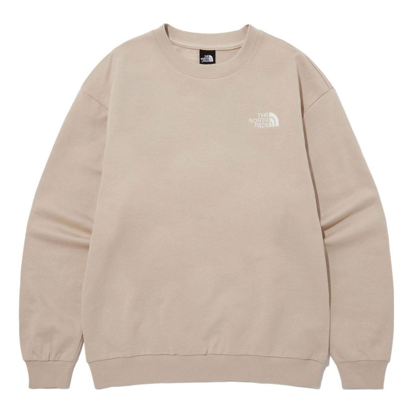 Villapaita The North Face Essential Cotton Sweatshirt Beige | NM5MP40D