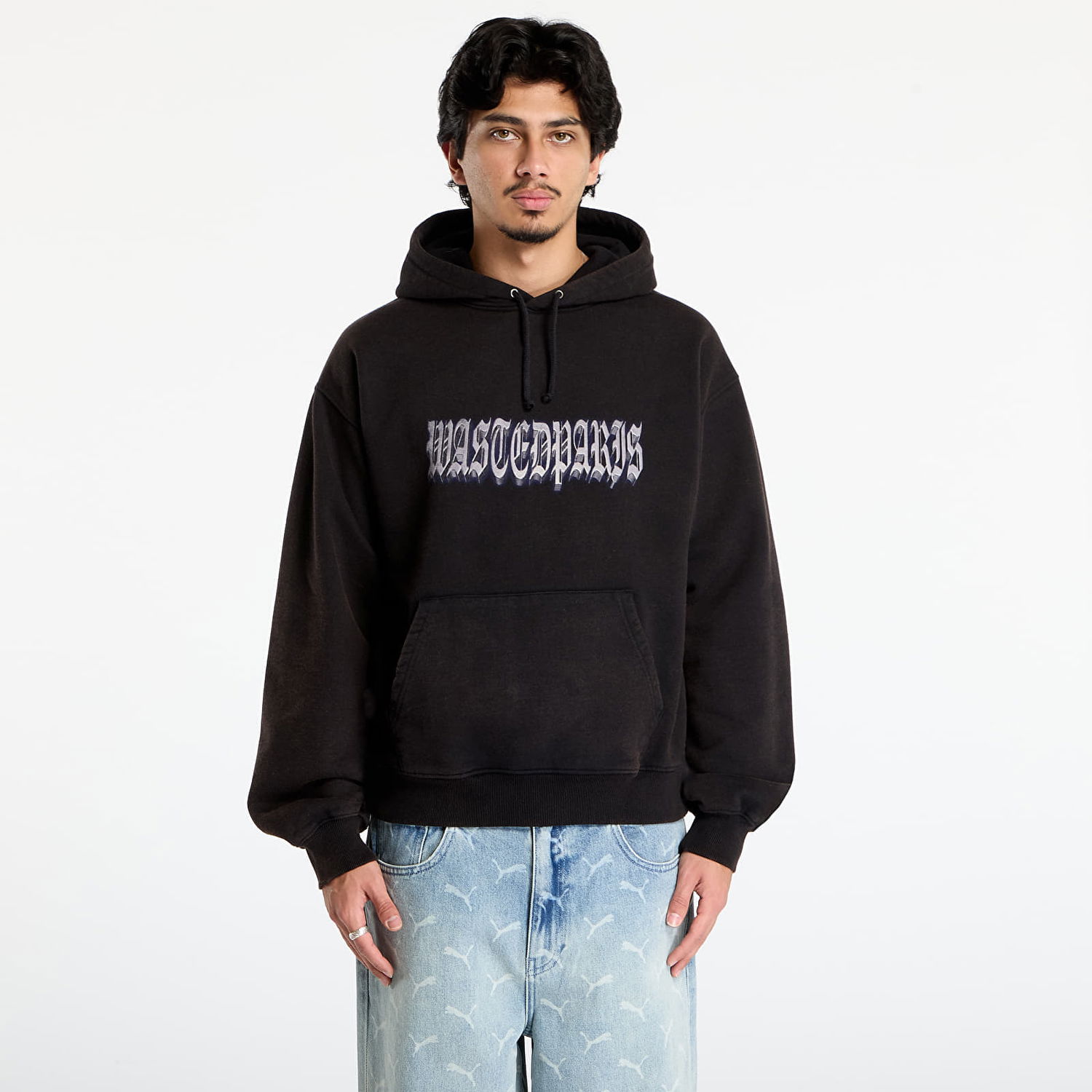 Huppari Wasted Paris Wasted Paris M Run Hoodie Musta | WP_000326, 0