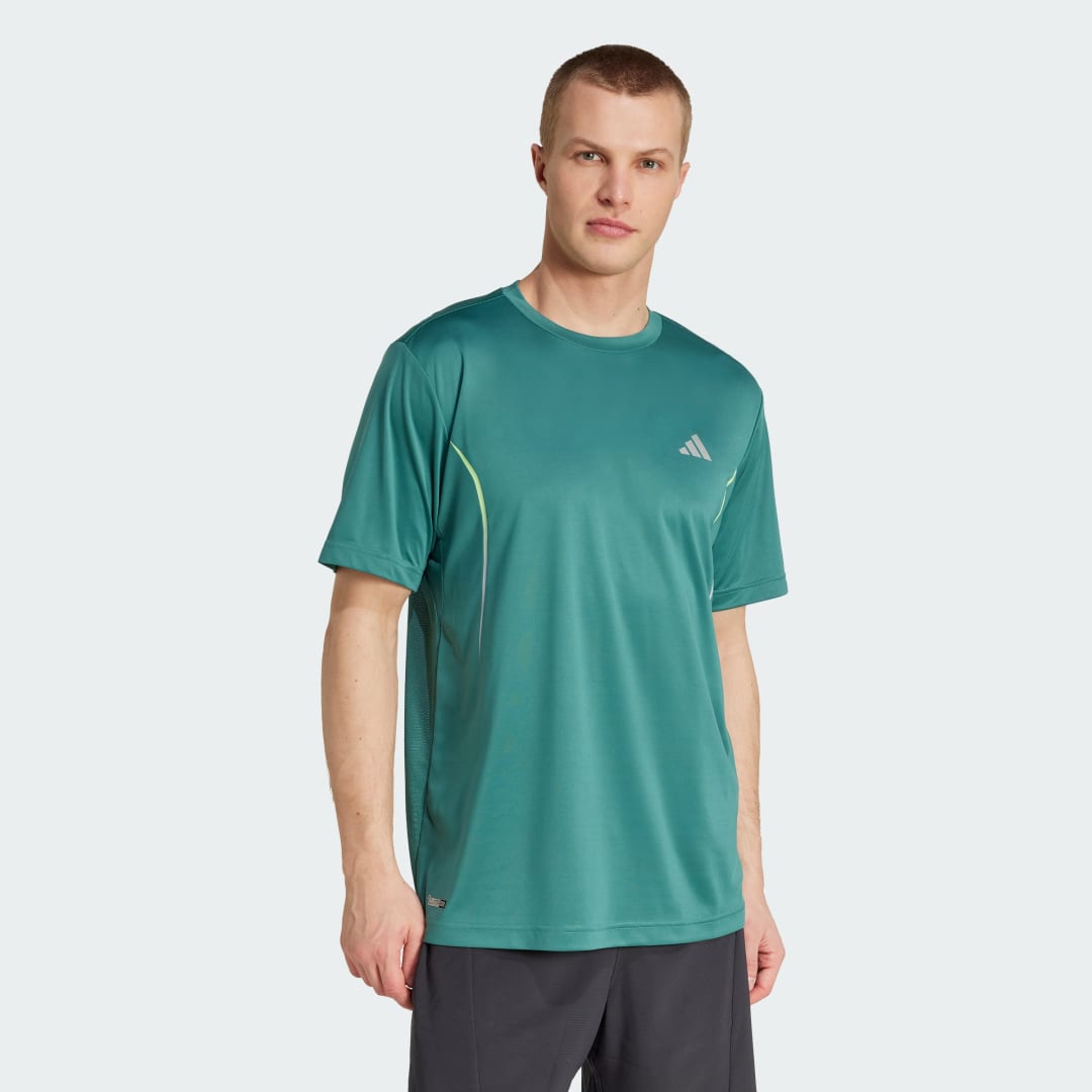 T-paita adidas Performance Tech Apparel T-Shirt Vihreä | JZ8492, 0
