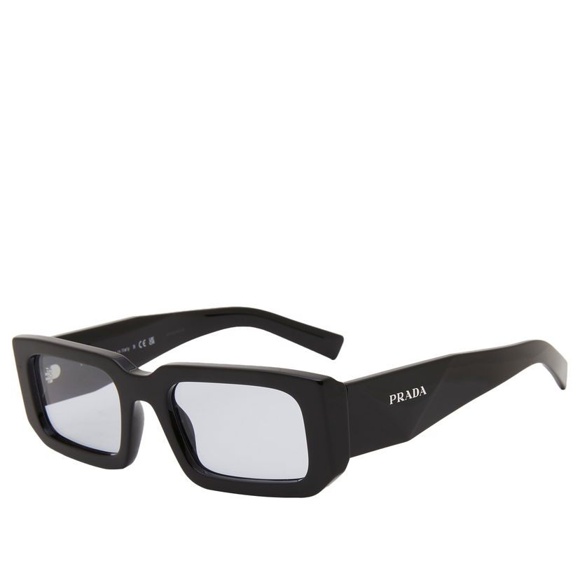 Aurinkolasit Prada Rectangular Sunglasses in Black Musta | 0PR-06YS-16K10L53