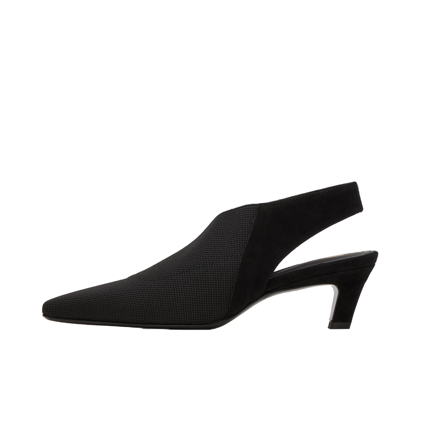 Tennarit ja kengät TOTEME 'The Mid Heel Elastic Slingback' Heels Musta | 242-WAS1419-FB0152