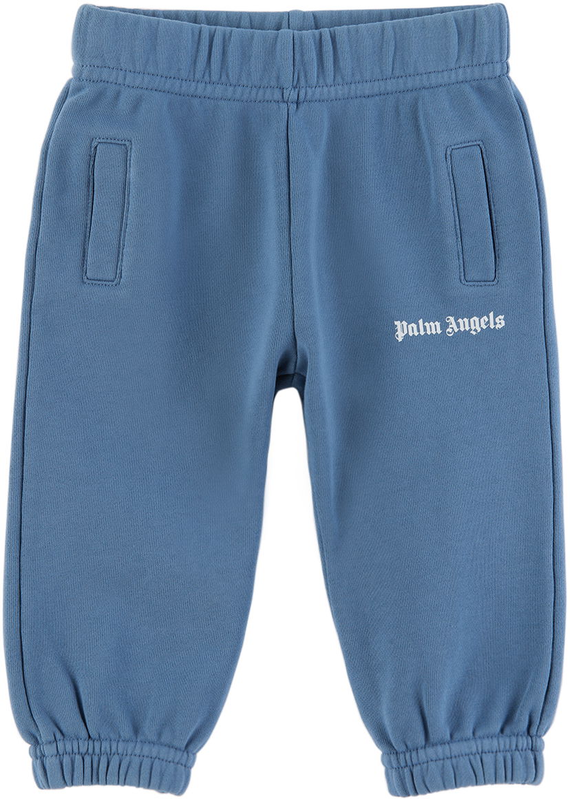 Verryttelyhousut Palm Angels Palm Angels Printed Lounge Pants Sininen | PBXD003S24FLE0014501