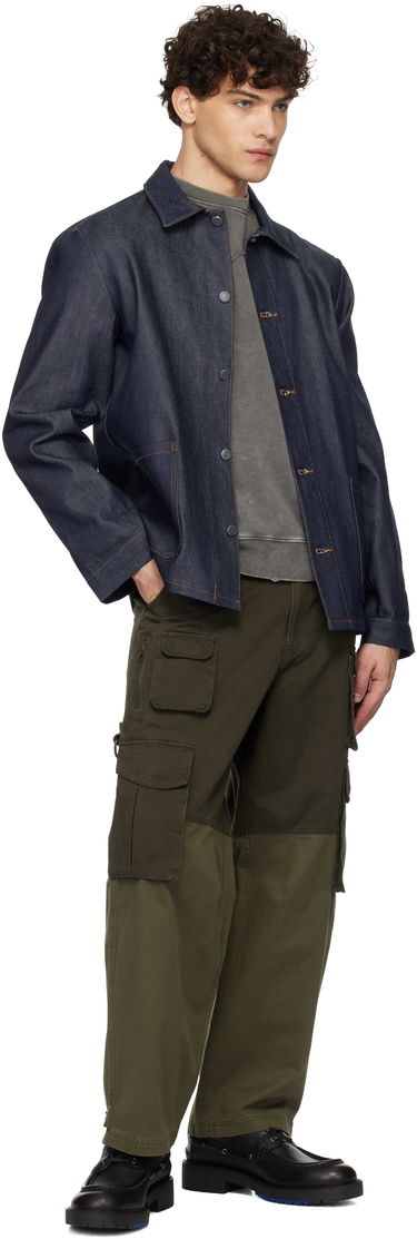 Huppari Dime Reverse Stitch Crewneck Sweatshirt Harmaa | DIMEHO2471CHA, 3