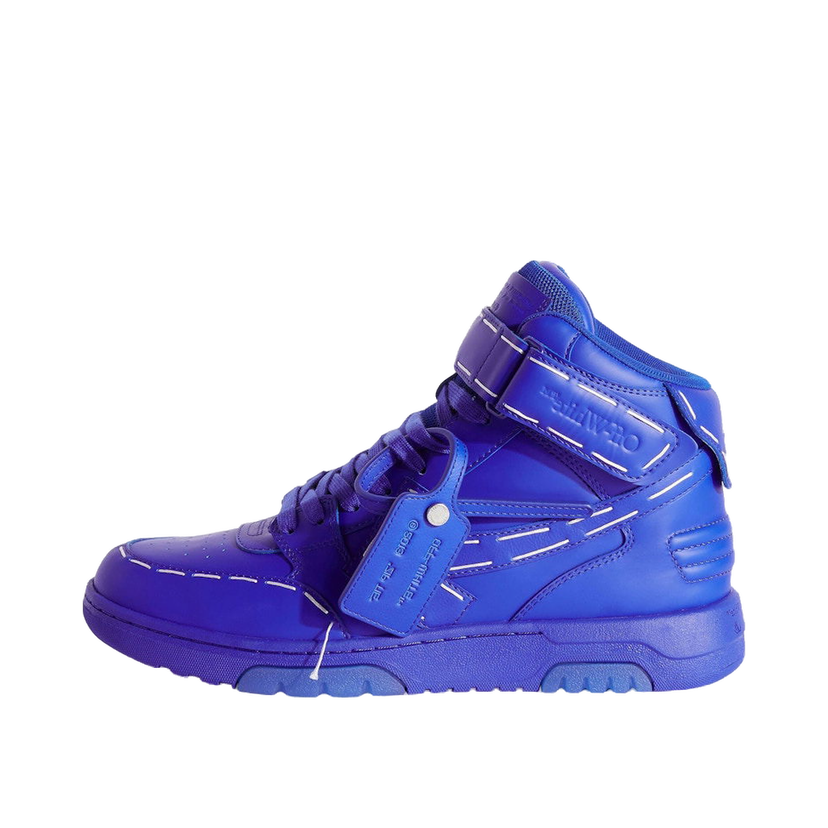 Tennarit ja kengät Off-White Out Of Office Low Sartorial Stitching Mid Top Blue Blue Sininen | OMIA259S23LEA0024848