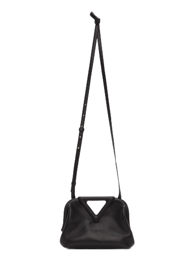 Olkalaukku Bottega Veneta Small V Clasp Bag Musta | 658476 VCP40