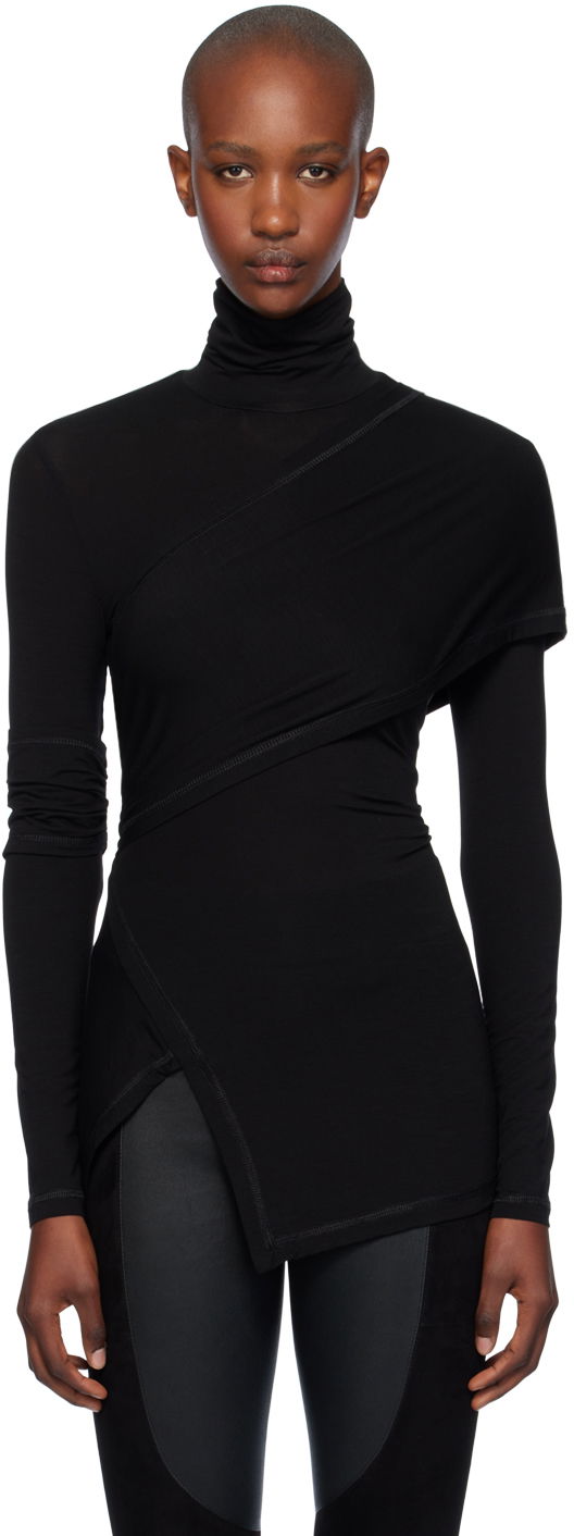Villapaita Helmut Lang Helmut Lang Turtleneck Top Musta | O07HW501