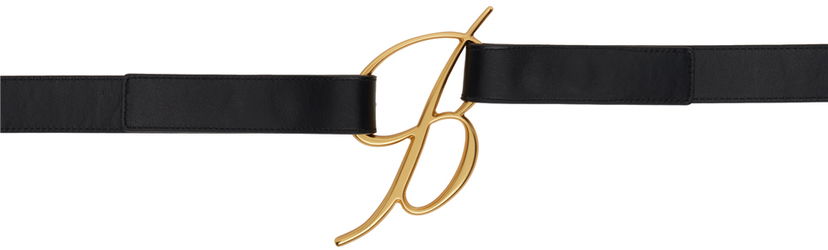 Vyöt Blumarine Logo Buckle Leather Belt Musta | P422W252A