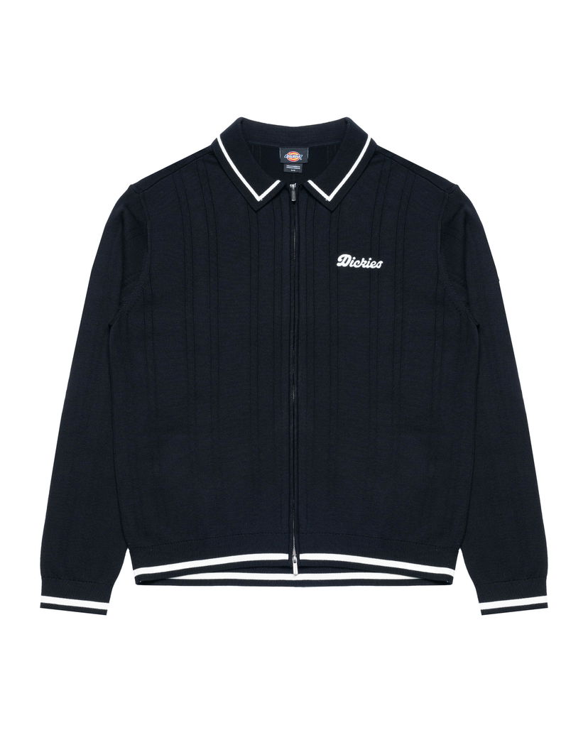 Villapaita Dickies Lewistown Full Zip Cardigan Tummansininen | DK0A4Z79BLK1