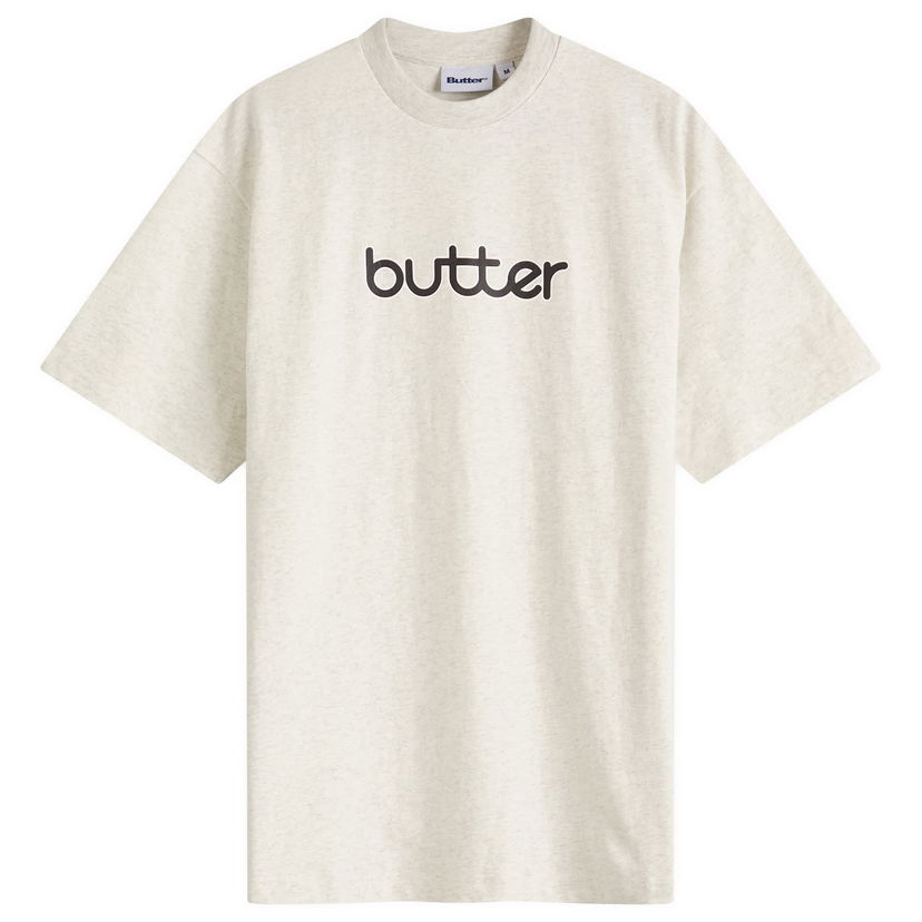 T-paita Butter Goods Alpine T-Shirt, Size Large Beige | BG251102-GRY