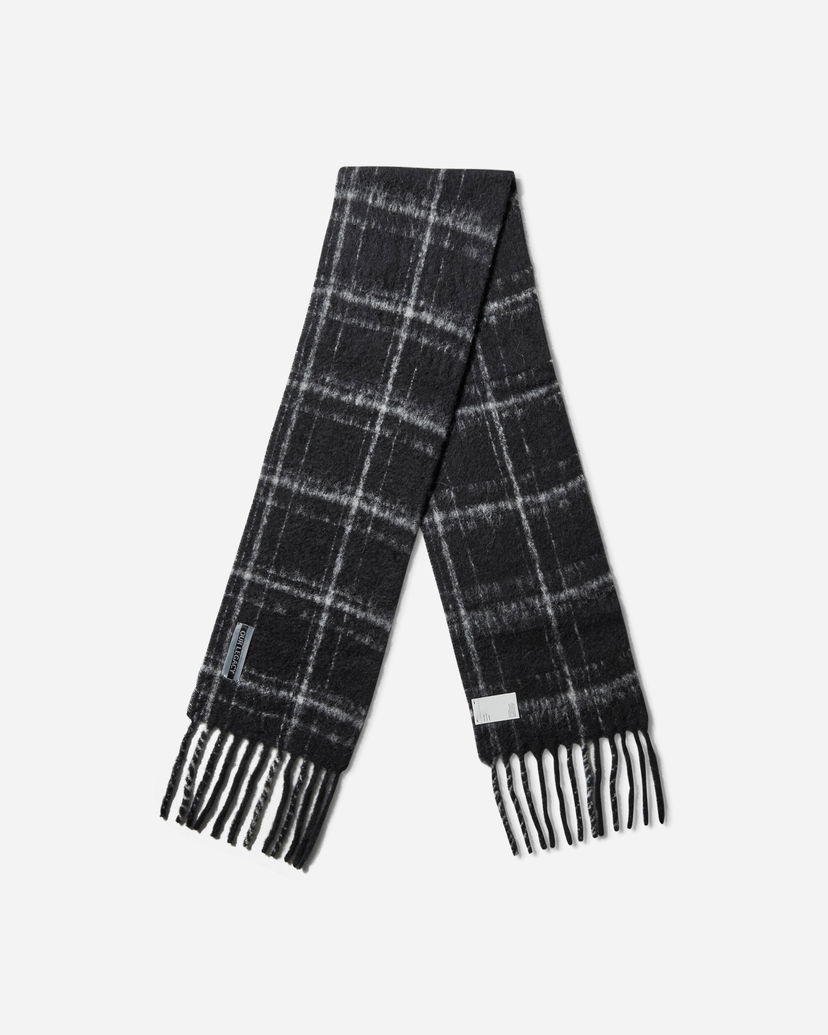 Huivi OUR LEGACY Our Legacy Estate Check Scarf Musta | A4248EBF 001