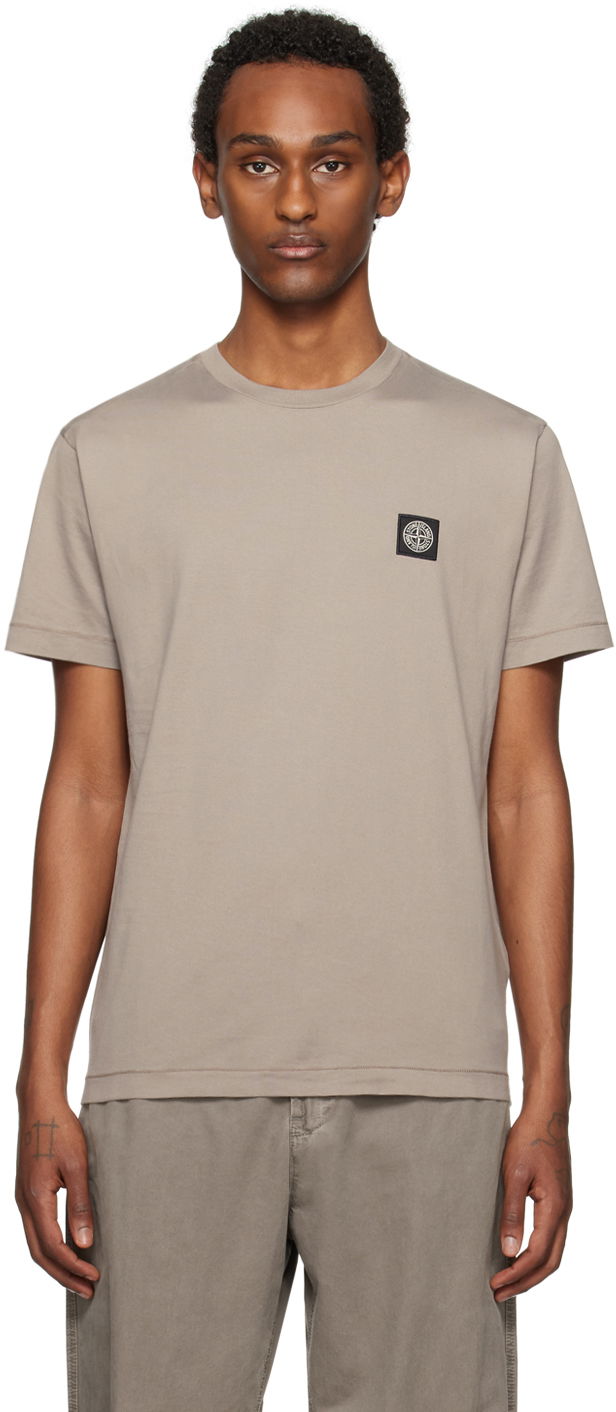 T-paita Stone Island Patch T-Shirt Harmaa | 801524113