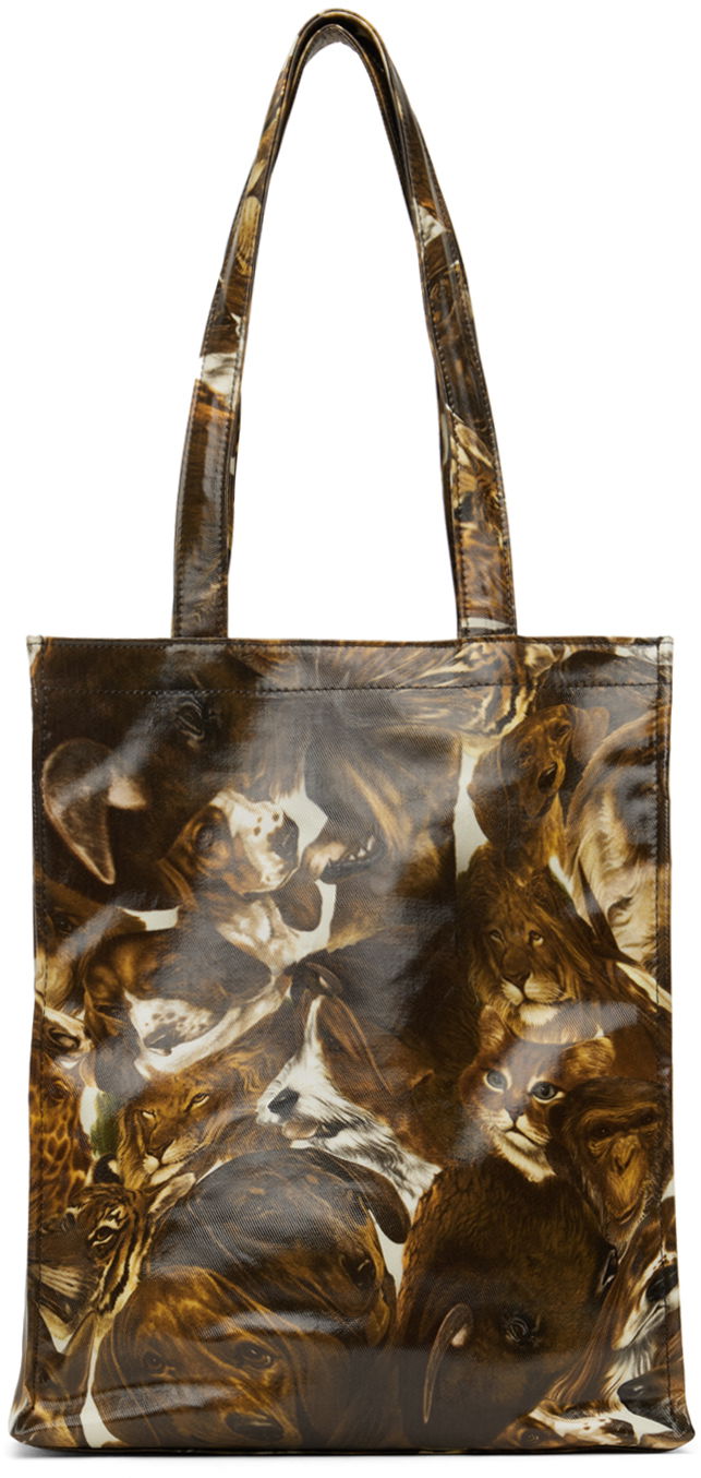 Kangaskassi Acne Studios Per B Sundberg Edition Logo Tote Bag Ruskea | C10207-