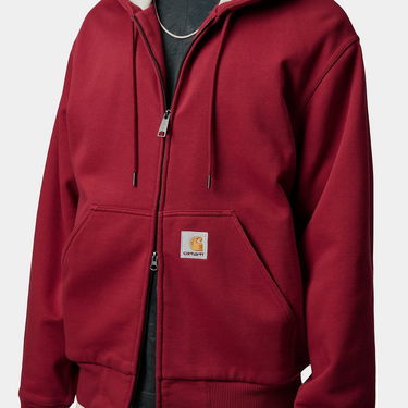 Huppari Carhartt WIP Carhartt WIP Active Sweat Jacket Punainen | I035602_4, 1