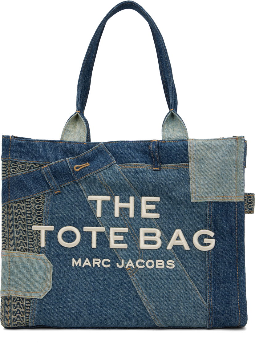 Kangaskassi Marc Jacobs Marc Jacobs 'The' Deconstructed Denim Tote Bag Sininen | 2S4HTT089H03