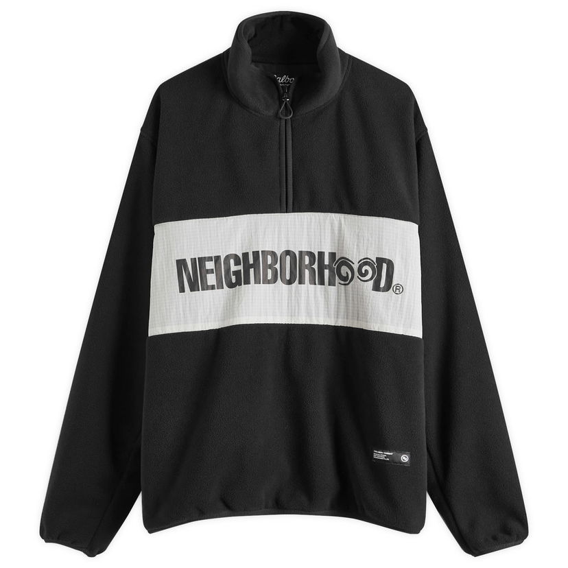 Huppari Neighborhood Malbon Golf x  Poler Fleece Jacket, Size Large Musta | 251TS54N-JKM04-BLK