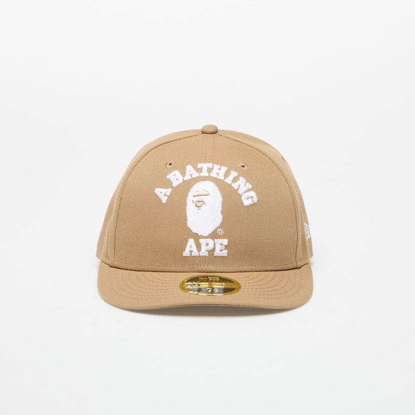 Korkki BAPE A BATHING APE x New Era 59Fifty Low Profile Cap Beige | 001CPK231901CBEI