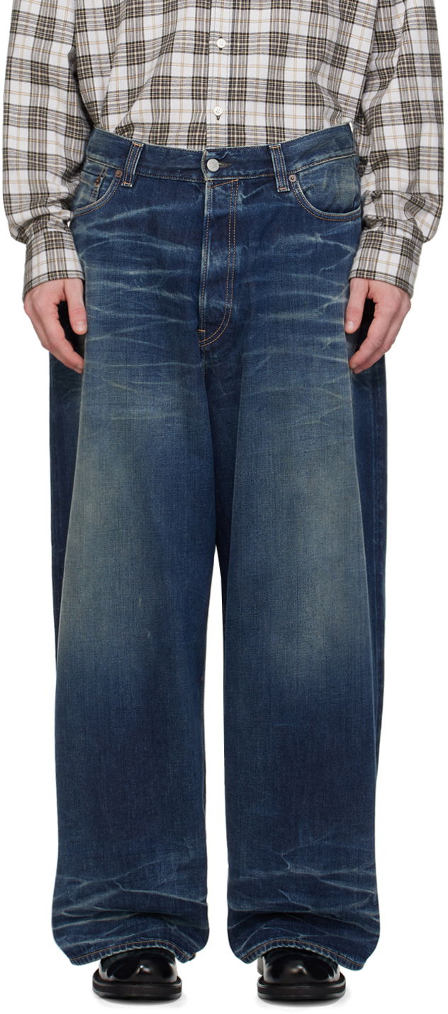 Jeans Acne Studios Super Baggy Indigo Jeans Sininen | B00372-