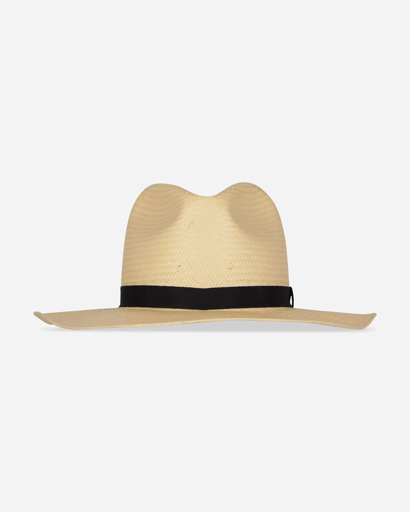 Hattu Neighborhood Paper Fedora Hat Beige | 251YGNH-HT01 NA