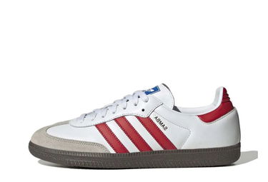 Tennarit ja kengät adidas Originals Samba OG White Red Valkoinen | IG1025, 3