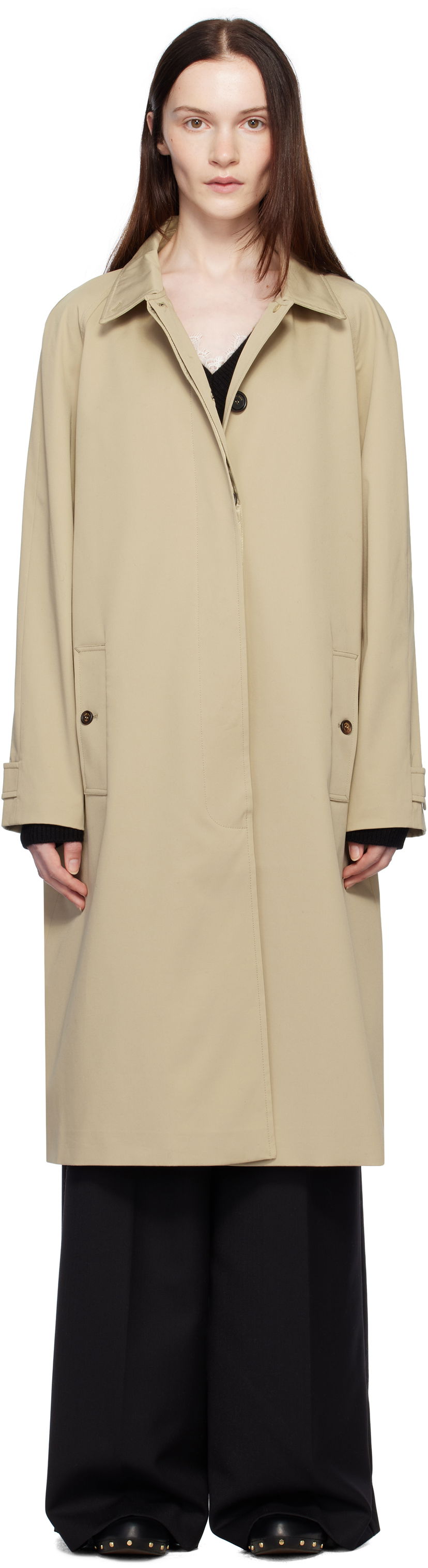 Trenssitakki Anine Bing Randy Trench Coat Beige | A-01-6164-250