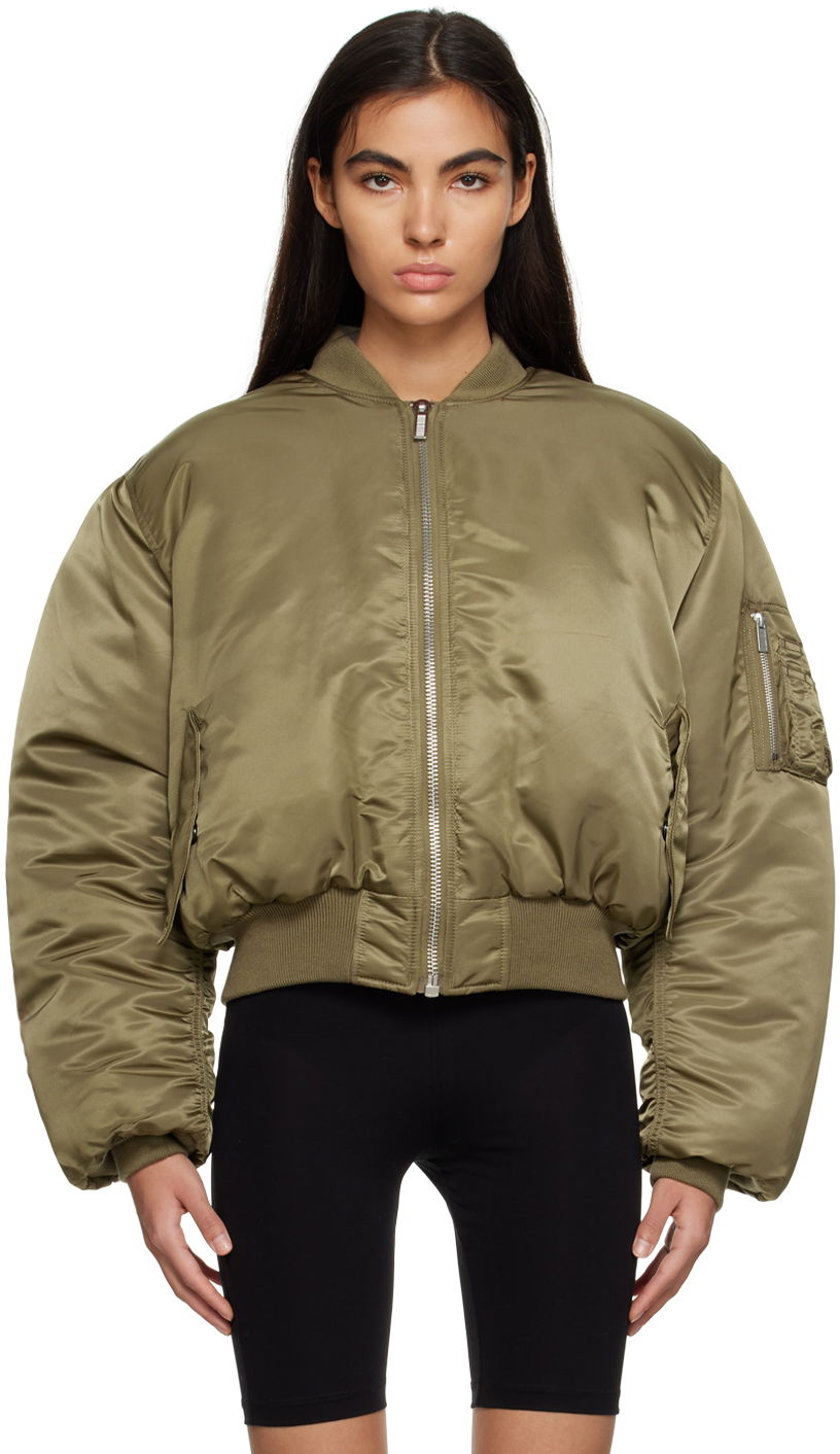 Bomber-takki VETEMENTS Alpha Industries Edition Reversible Bomber Jacket Vihreä | VL16JA320G