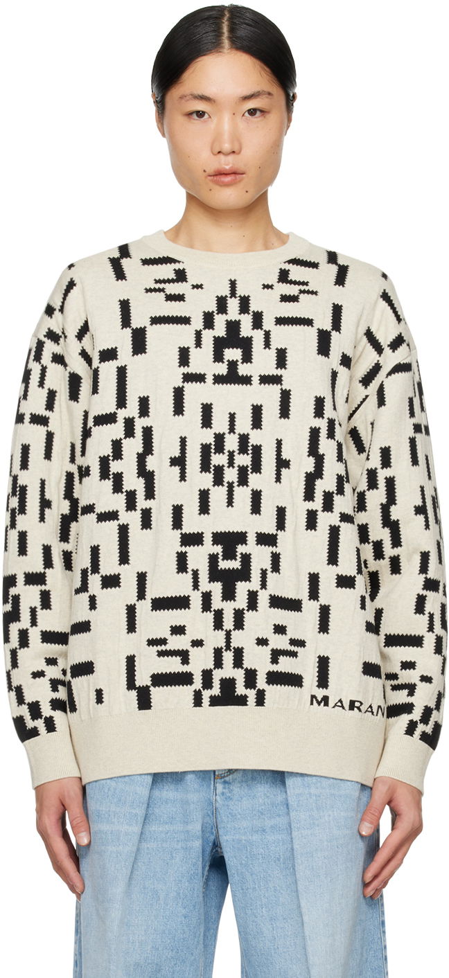 Villapaita ISABEL MARANT Baltimi Sweater "Off-White" Beige | 24PPU0388HA-B1L01H