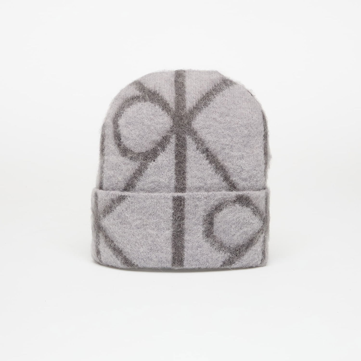 Pipo CALVIN KLEIN Emblem Aop Brushed Beanie Harmaa | LV04D8071G N3Z, 1