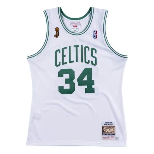 Jersey Mitchell & Ness Mitchell & Ness Celtics Basketball Jersey Valkoinen | AJY4AC18059-BCEWHIT07PPI