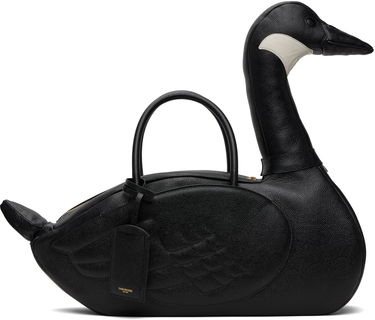 Käsilaukku Thom Browne Thom Browne Pebble Grain Goose Bag Musta | UAG227A-00198, 0