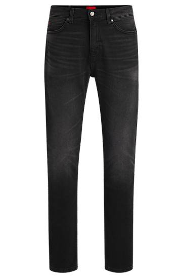 Jeans BOSS Slim-Fit Stretch Denim Jeans Musta | 50530597