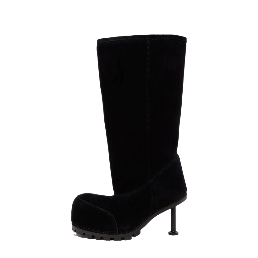 Tennarit ja kengät Balenciaga Suede High Heel Boots Musta | 802178 WBFC1