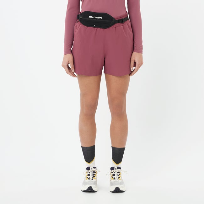 Shortsit Salomon Shakeout Core 4" Shorts Burgundia | LC2656000